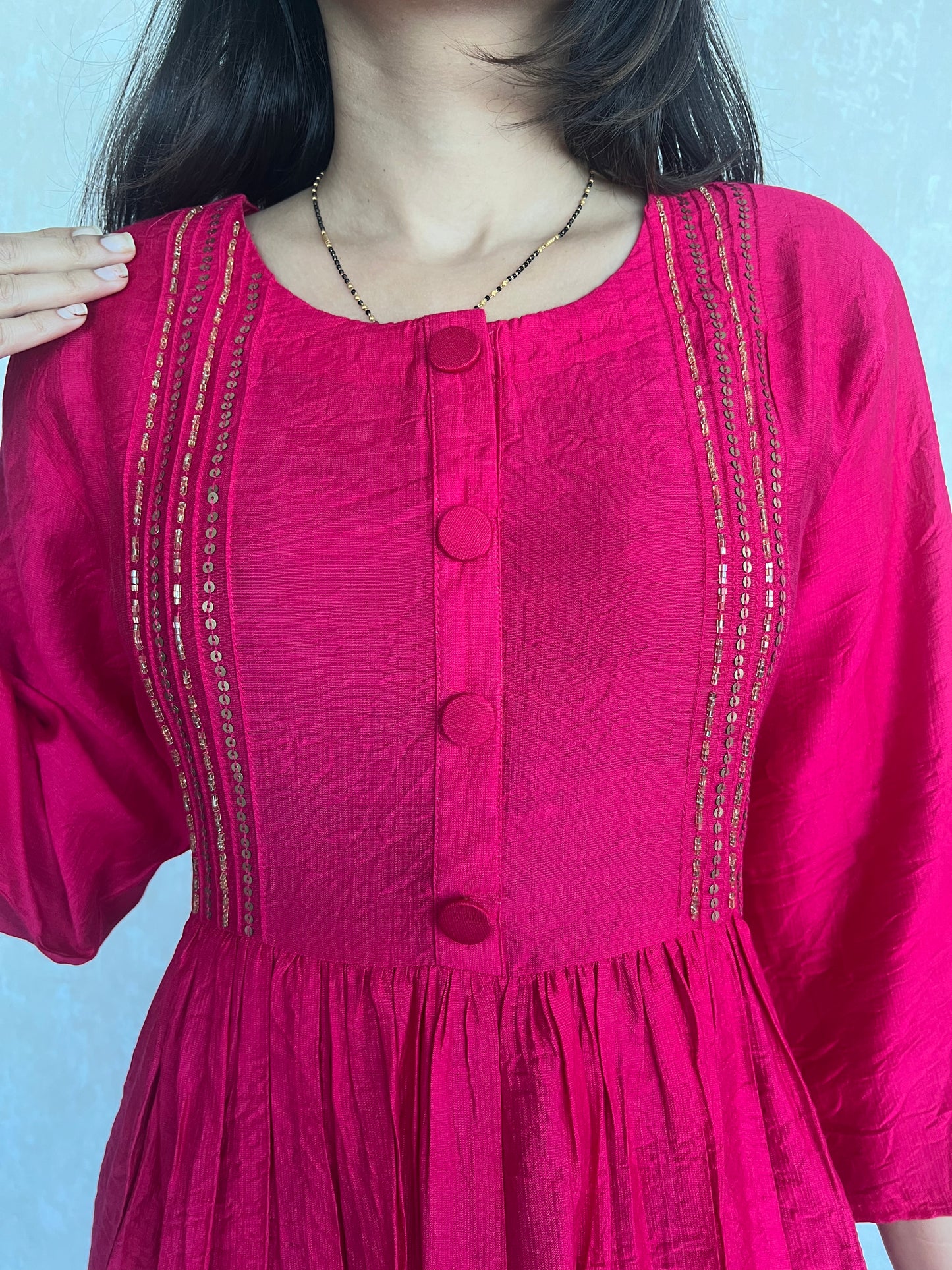 Flattering A-line Fall Kurti