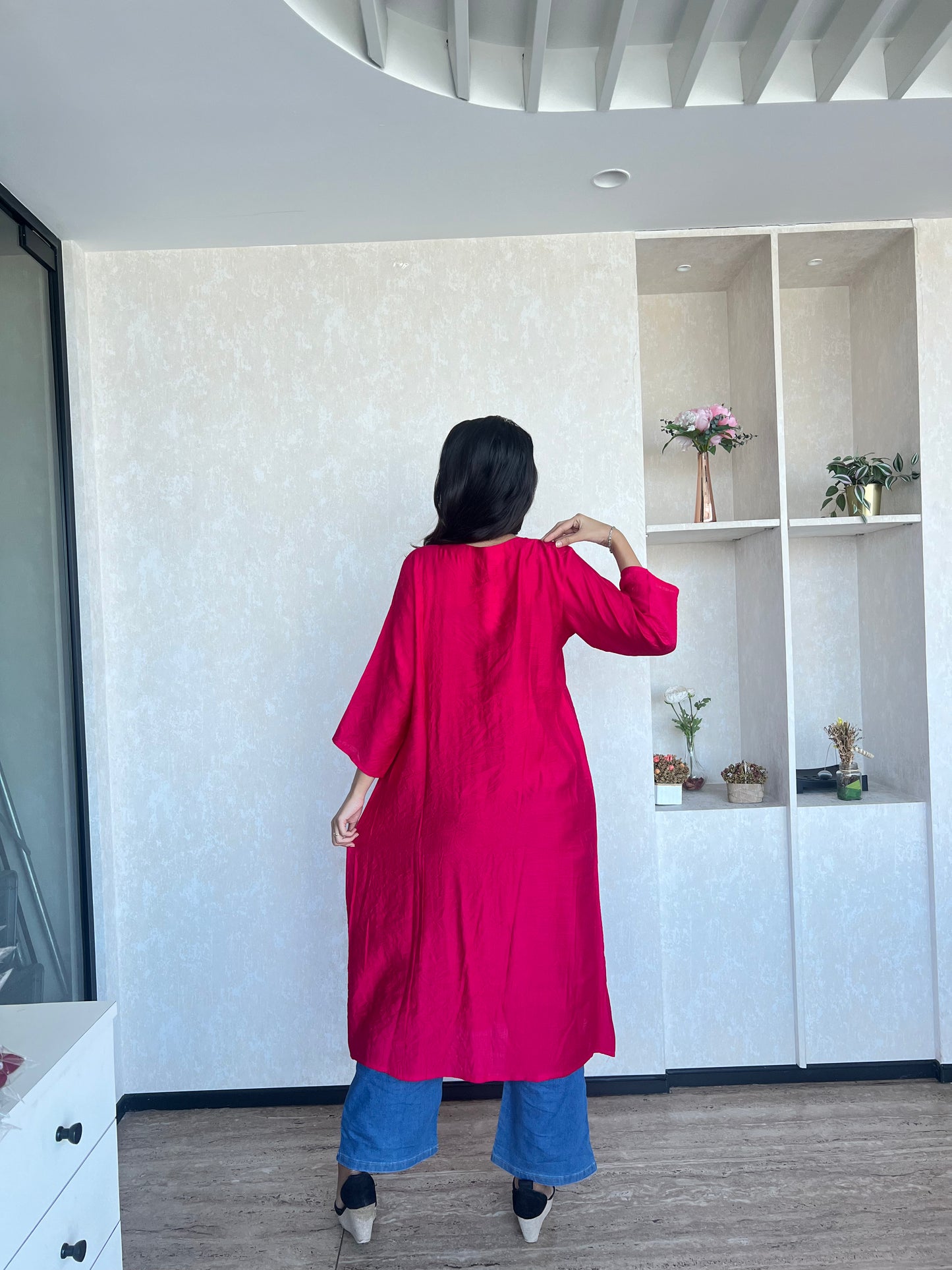 Flattering A-line Fall Kurti