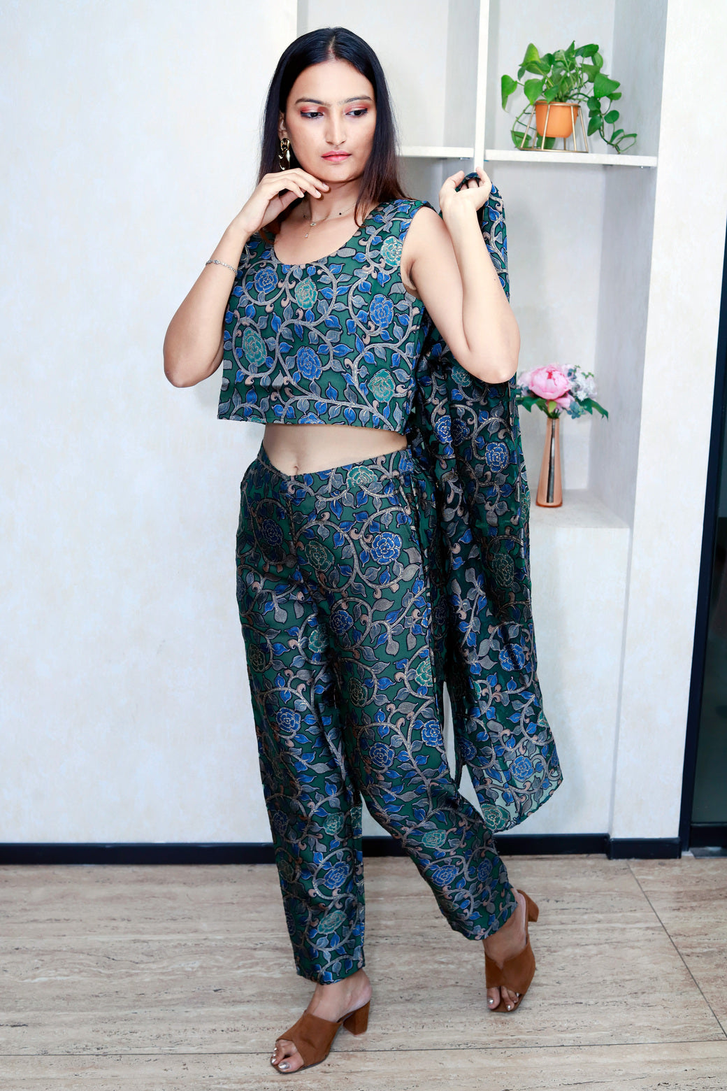 Printed Co-Ords With Jacket
