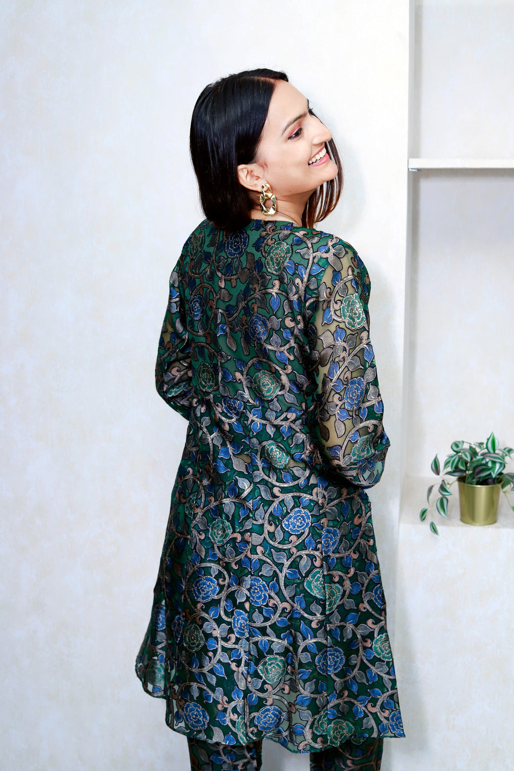 Printed Co-Ords With Jacket