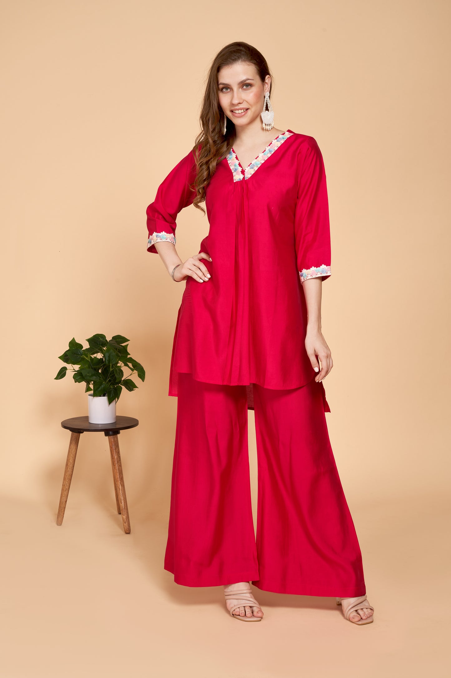 CO-ORDS WITH PLAZZO PANT