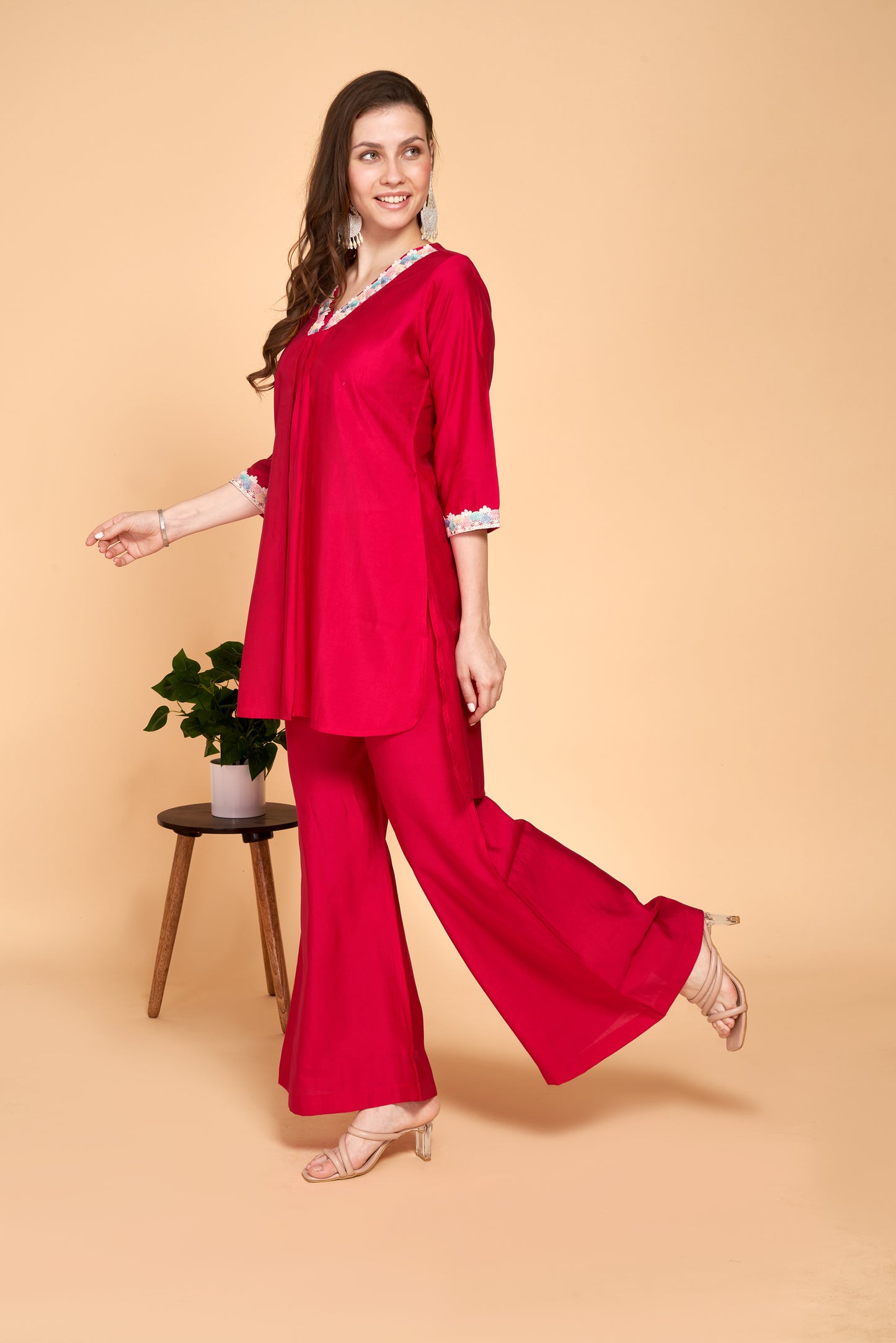 CO-ORDS WITH PLAZZO PANT
