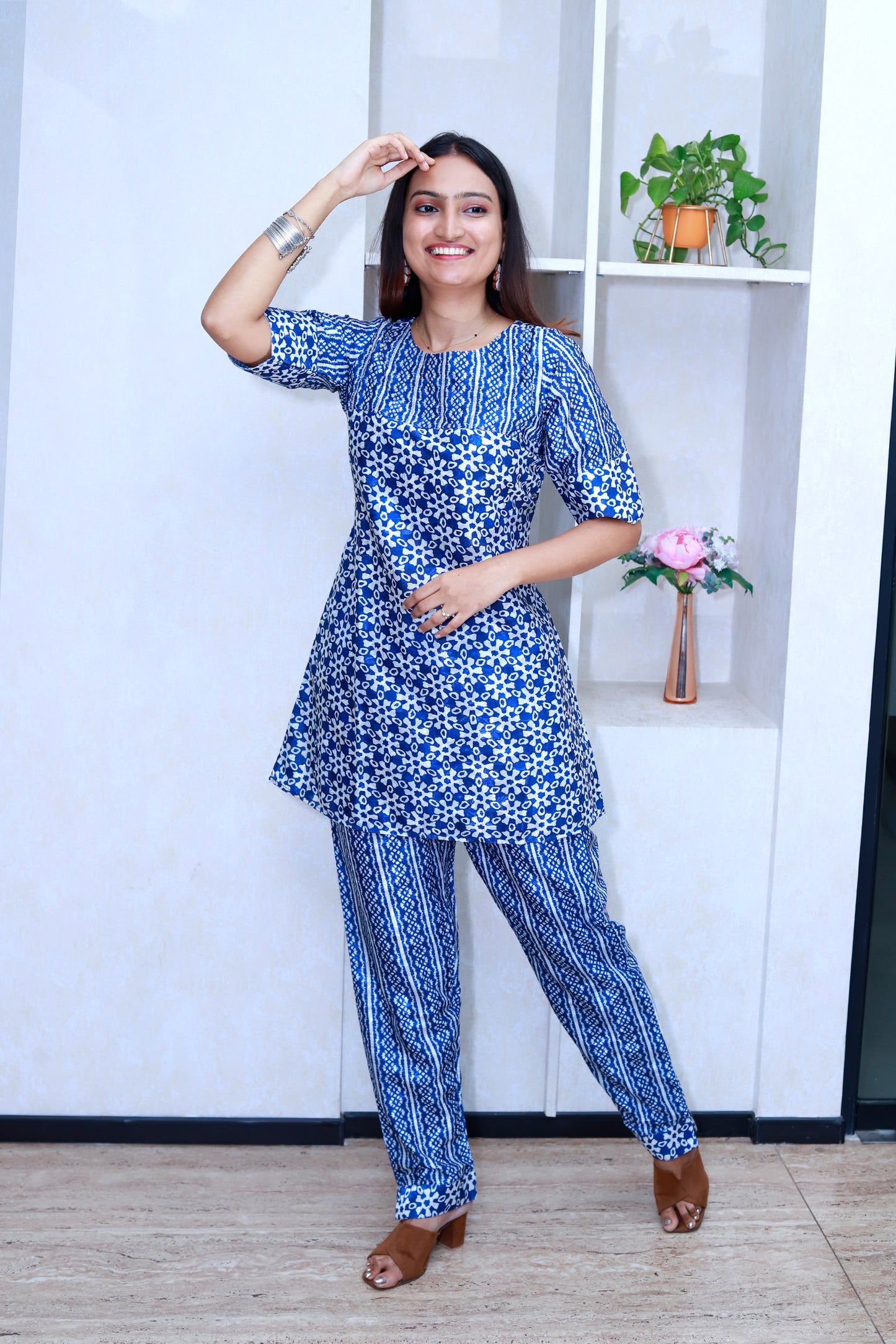 Chic Floral Printed Co-Ords