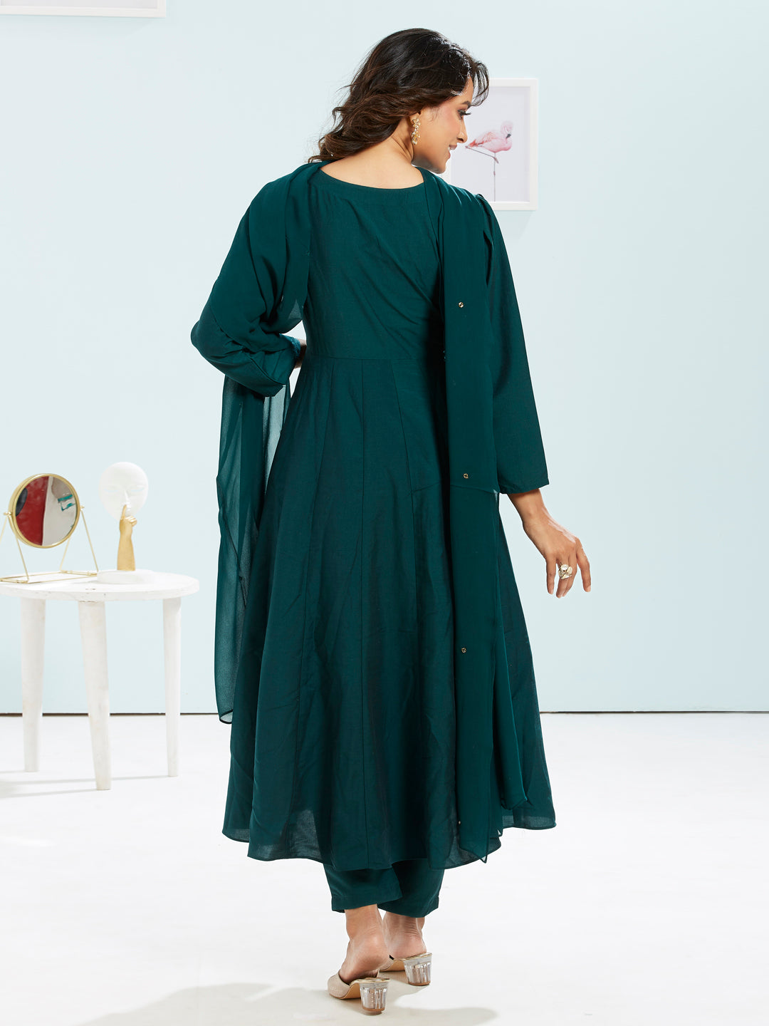Anarkali Kurti Set With Dupatta