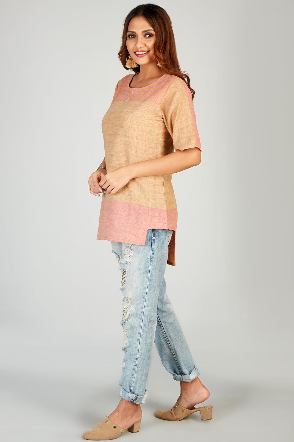 Asymmetric Playful Tunic