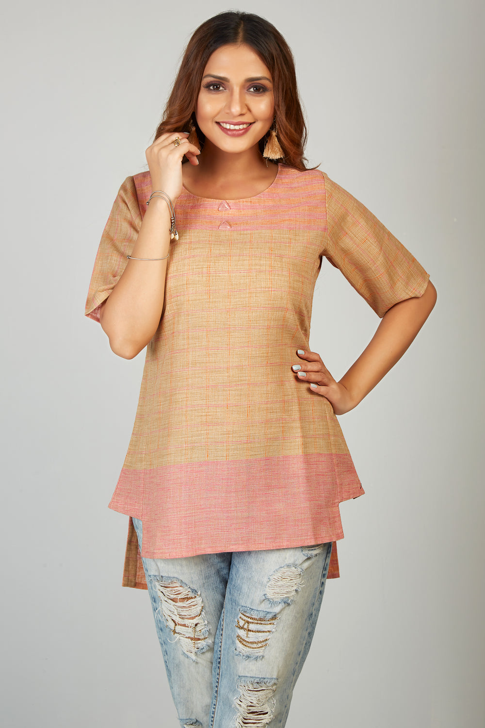 Asymmetric Playful Tunic