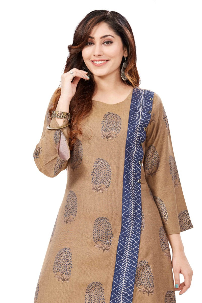 Chique indo western Printed Kurti With Palazzo