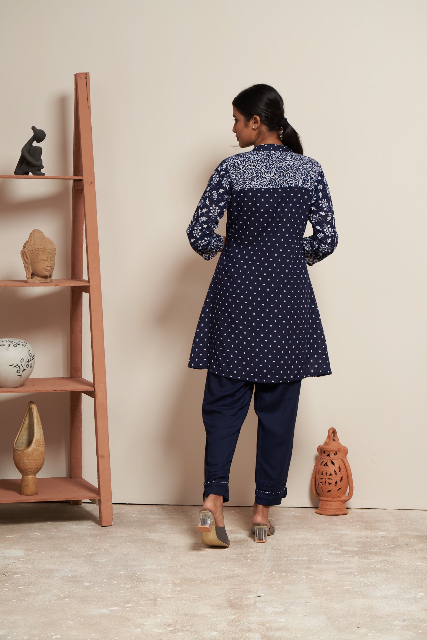 Western Look Designed Kurti Jacket Set With Pant