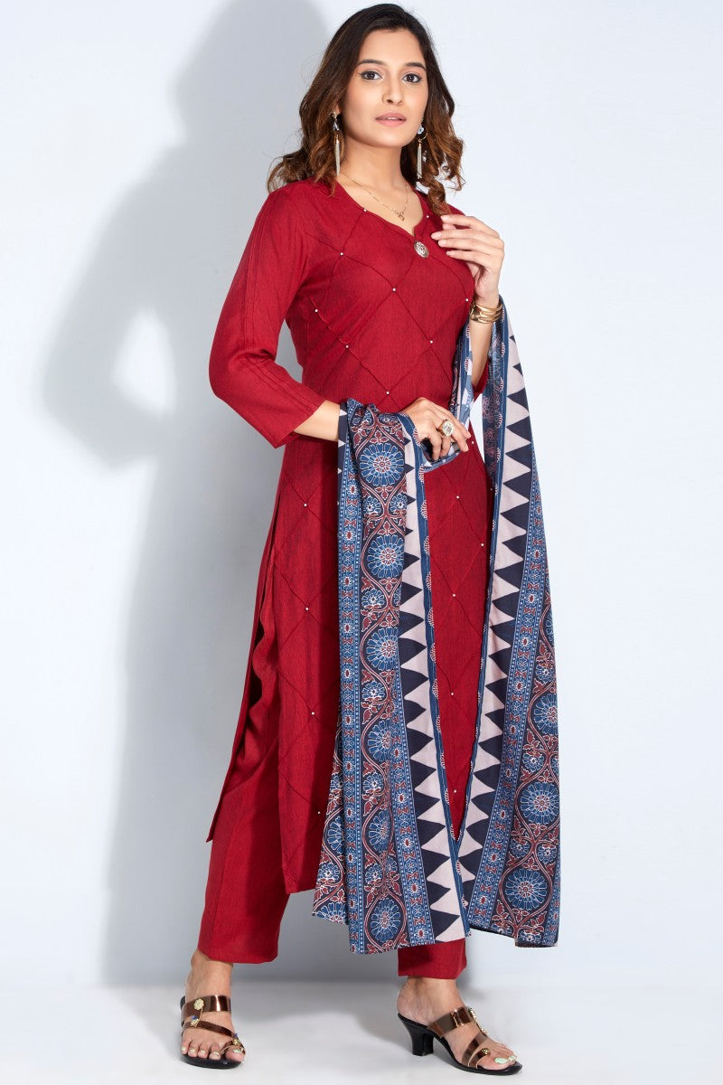 Pearl Embellished Kurti