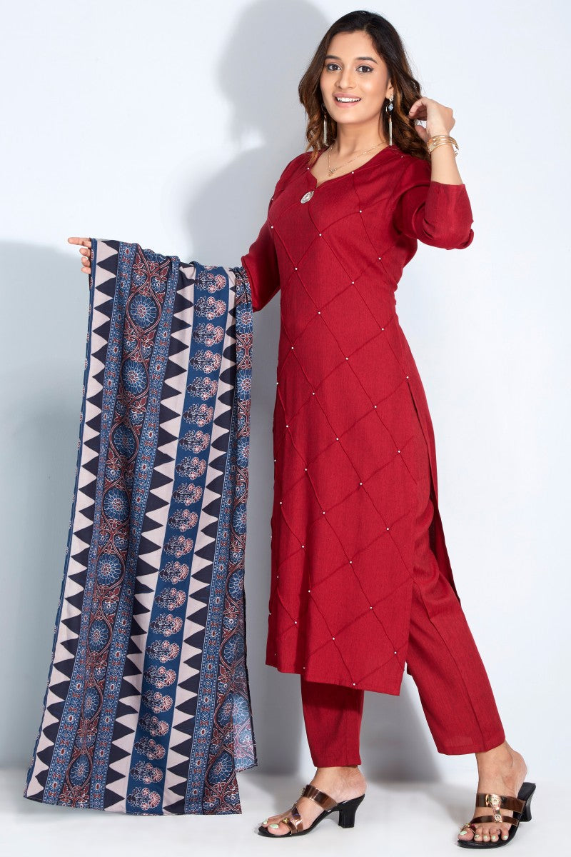 Pearl Embellished Kurti