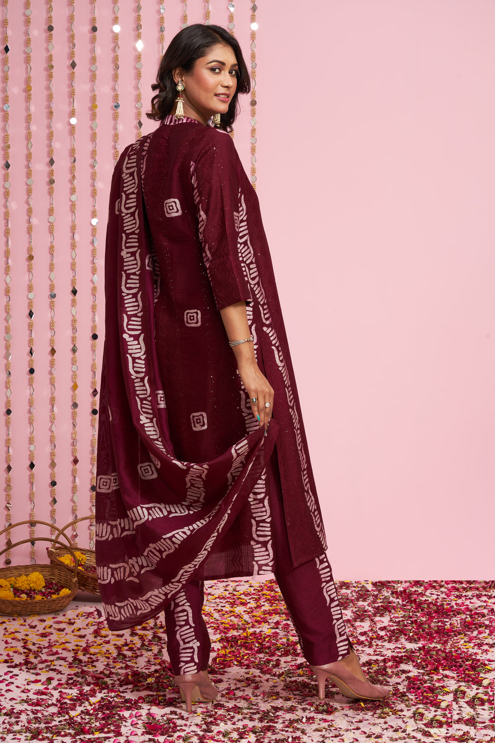 Printed Kurti Set With Dupatta