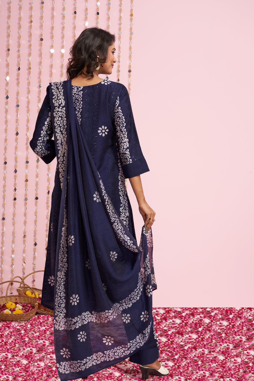 Printed Kurti Set With Dupatta