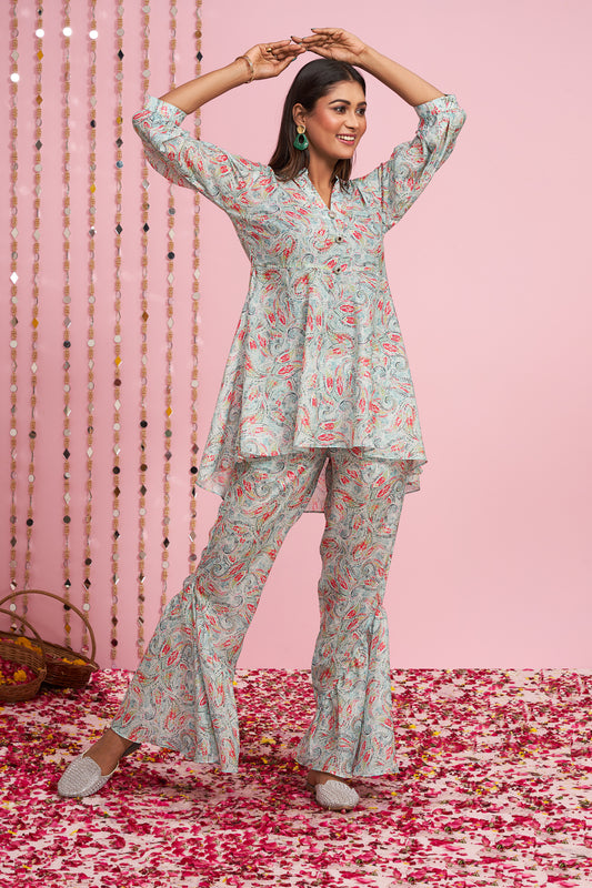 Semi Ethnic Printed Co-Ords