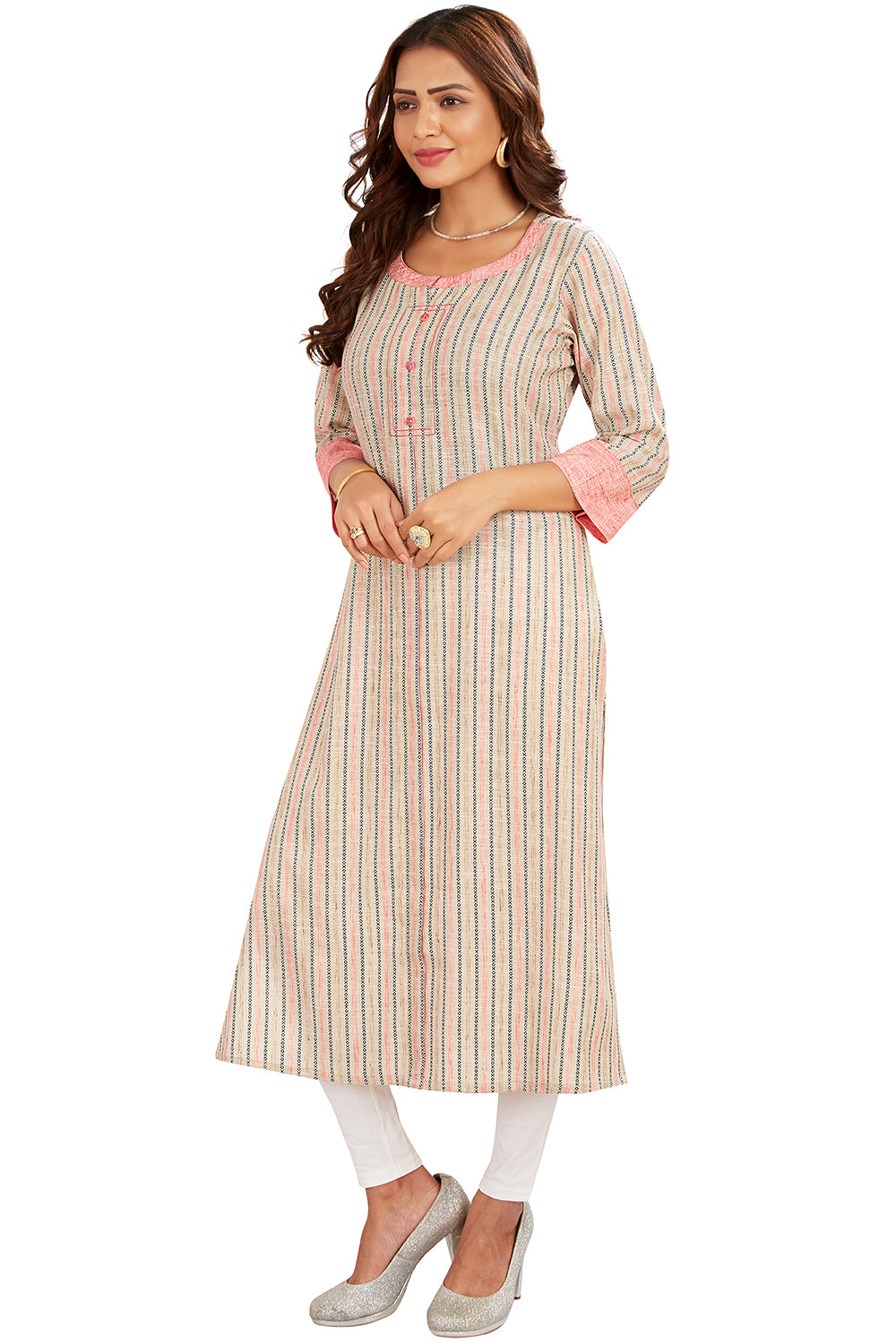 Stripes Printed Kurti