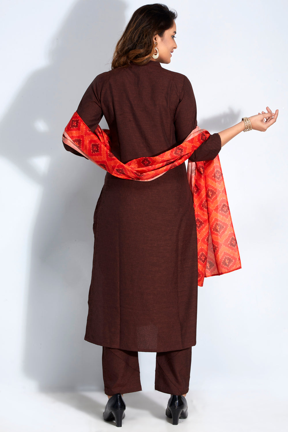 Kurti Set With Printed Dupatta