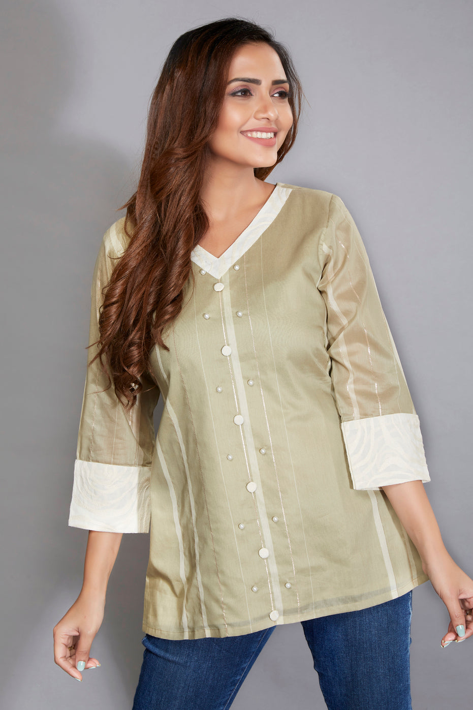 Pearl Detail Tunic