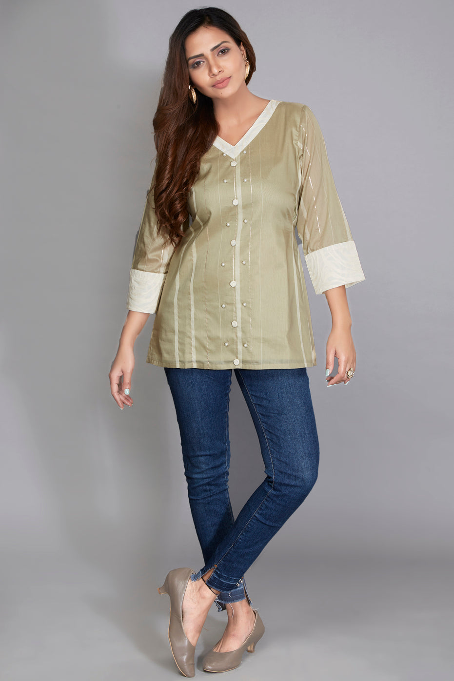 Pearl Detail Tunic