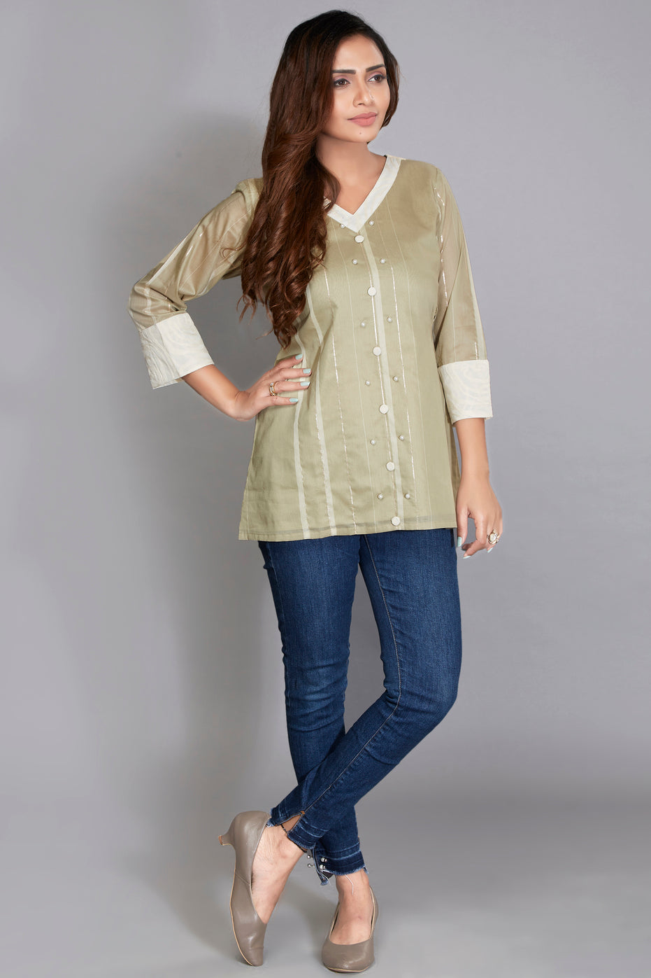 Pearl Detail Tunic