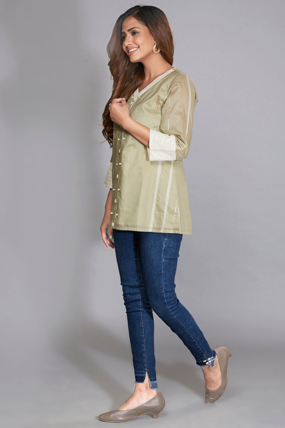 Pearl Detail Tunic