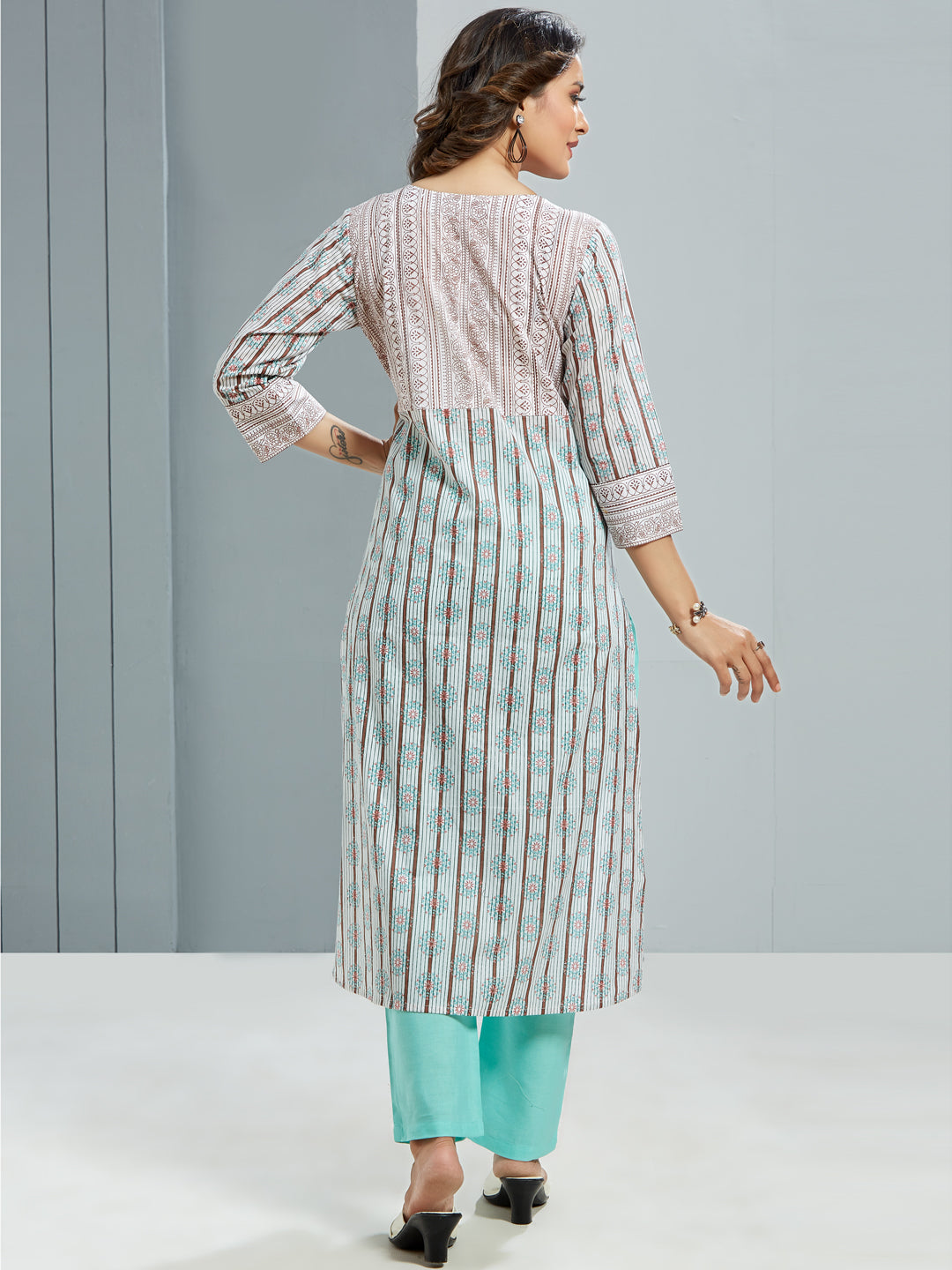 Printed Kurti Set