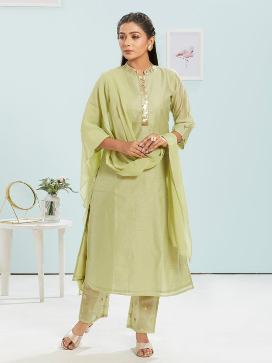 Kurti Set With Dupatta