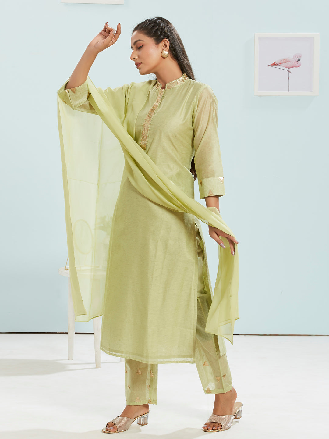 Kurti Set With Dupatta