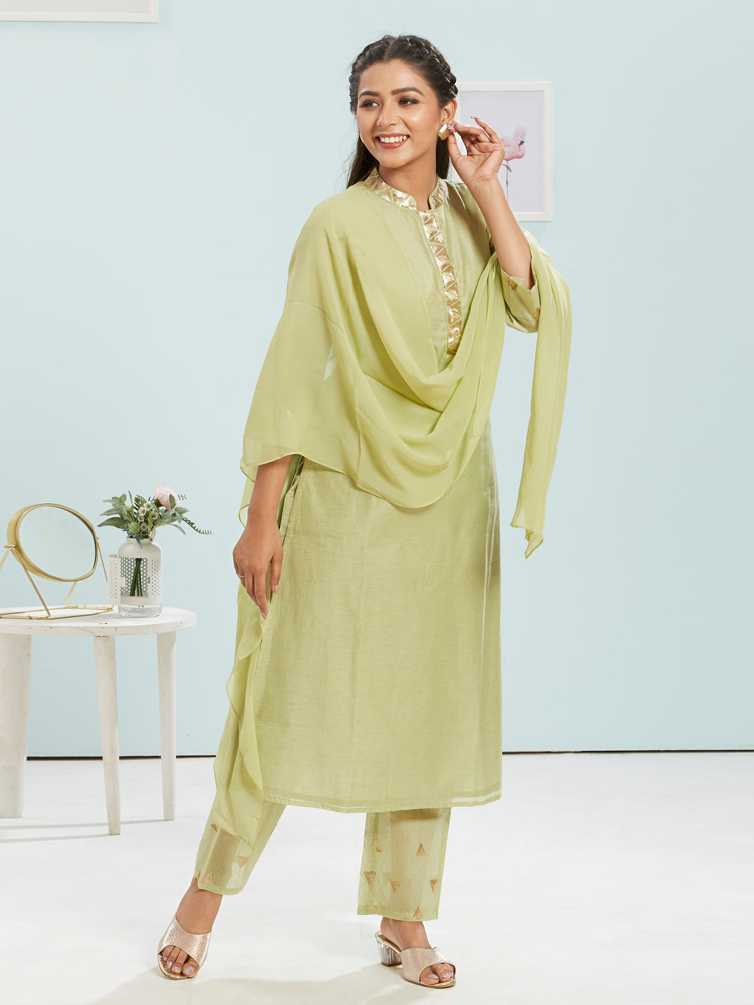 Kurti Set With Dupatta