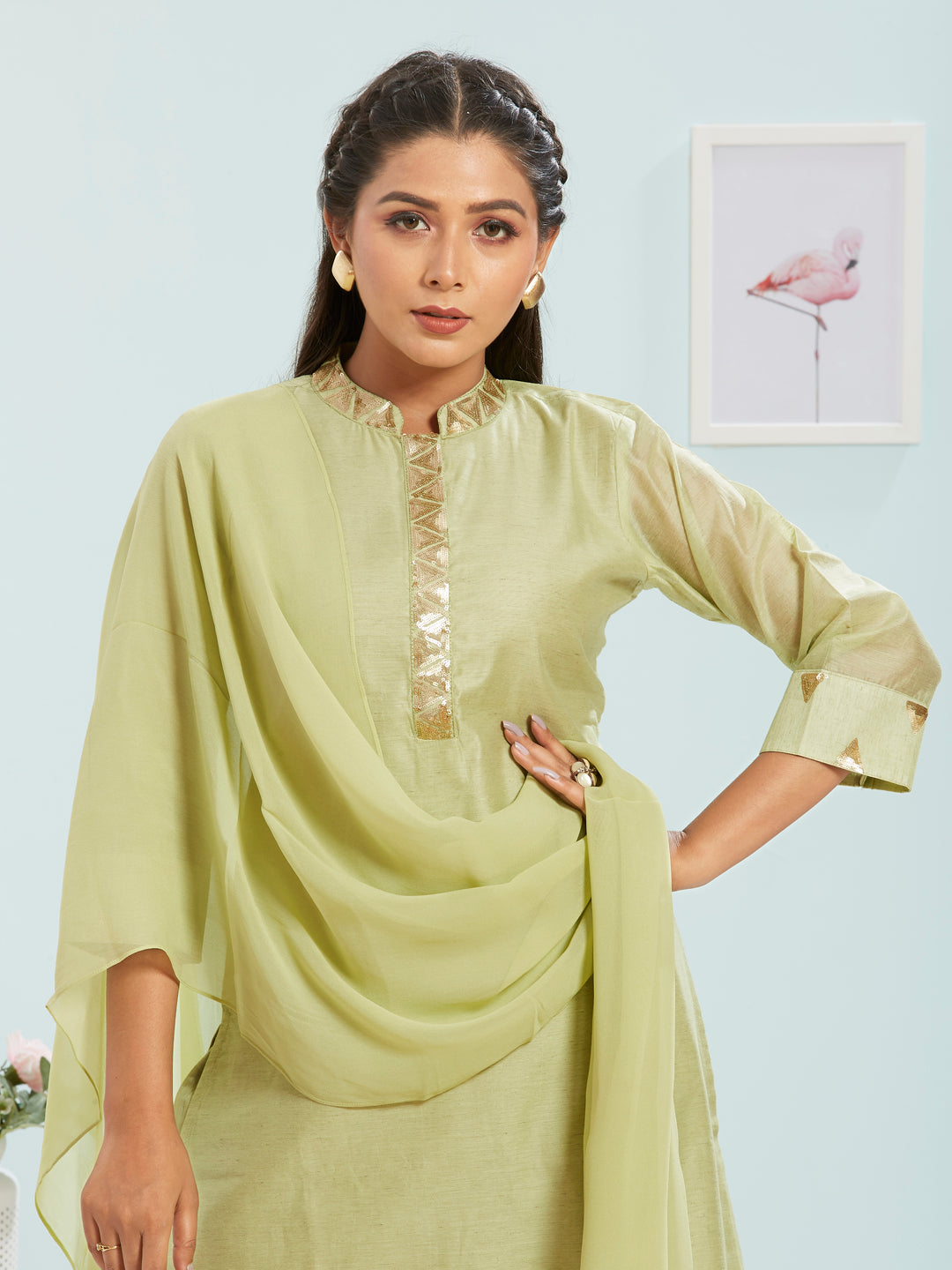 Kurti Set With Dupatta