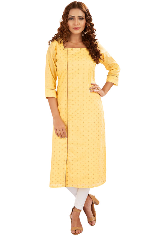 Square Neck Printed Kurti