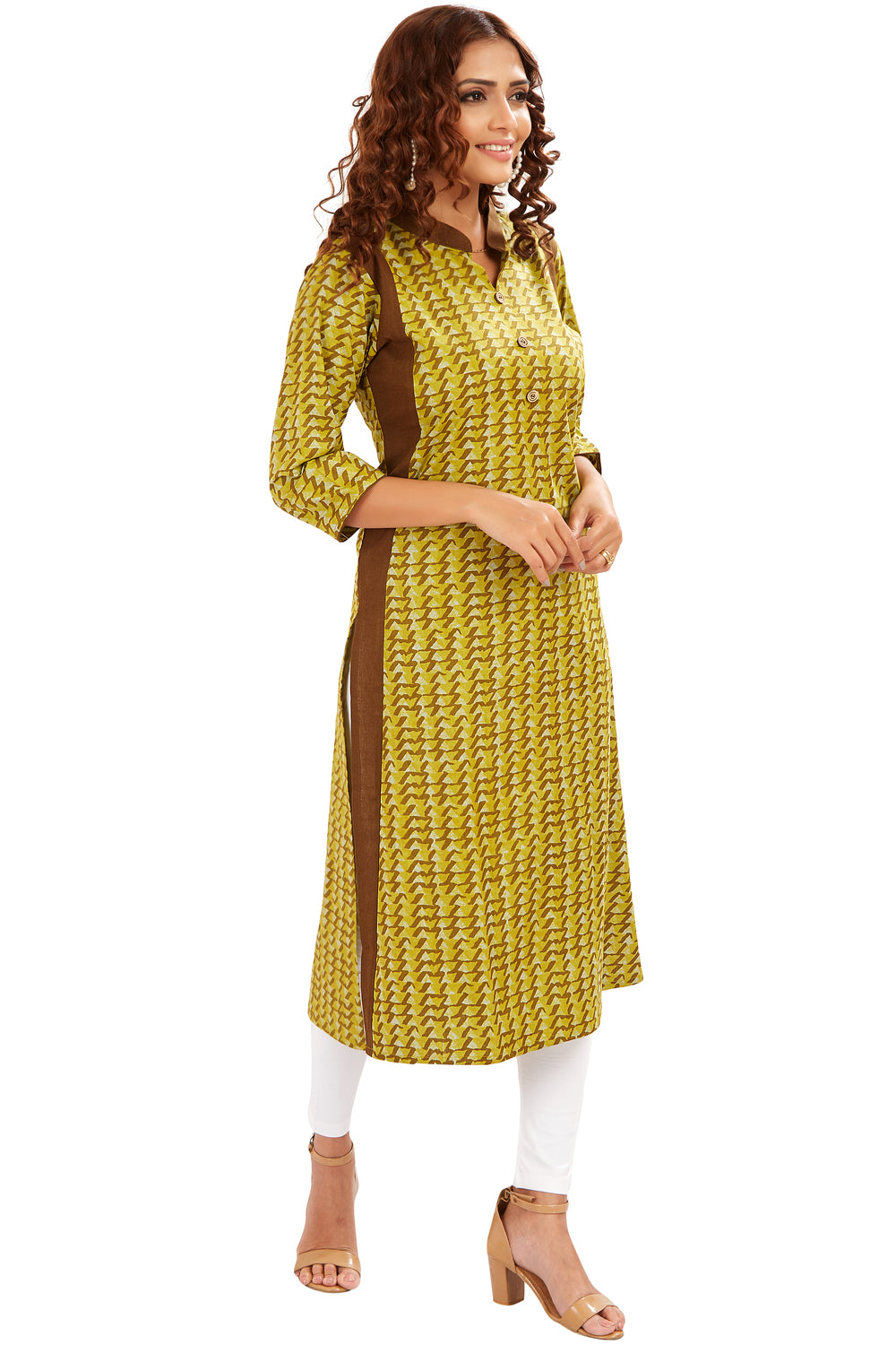 Checkered Print Kurti