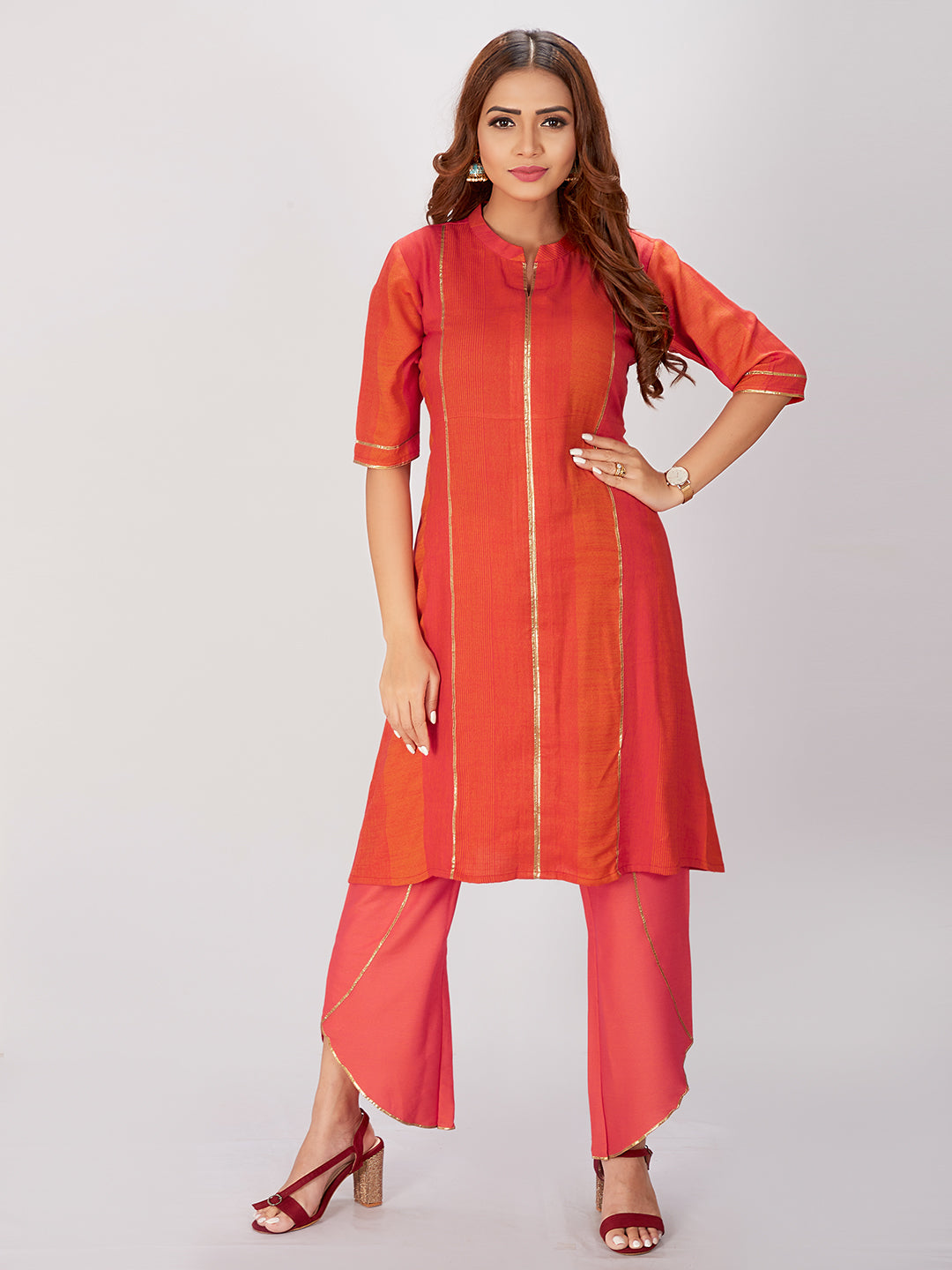 Kurti With Tulip Pants