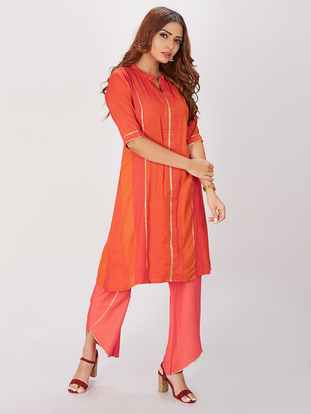 Kurti With Tulip Pants