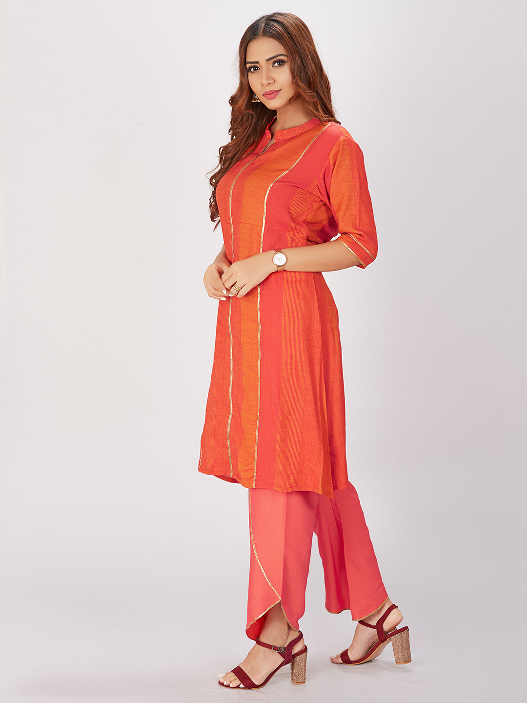 Kurti With Tulip Pants