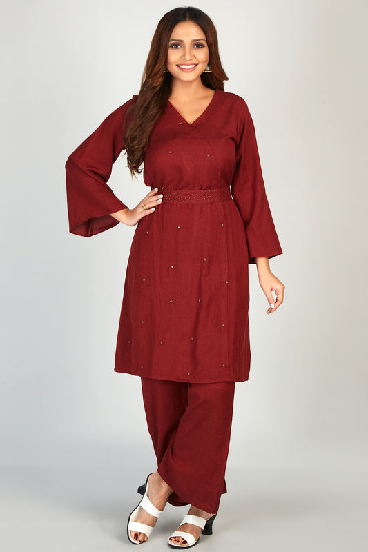 Kurti Set With Belt