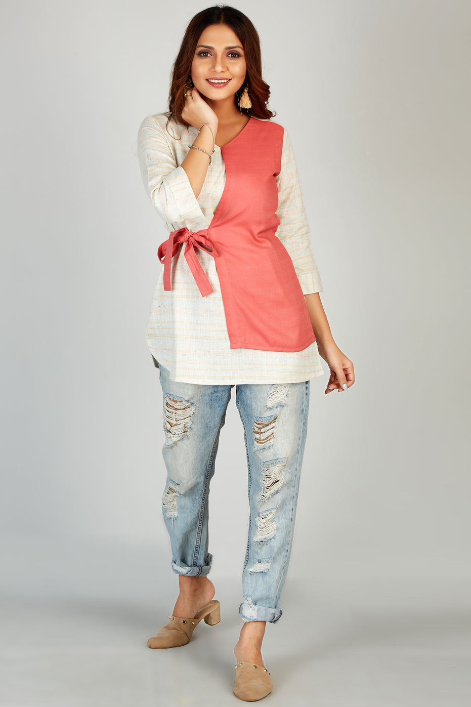 Playful Knot Detail Tunic