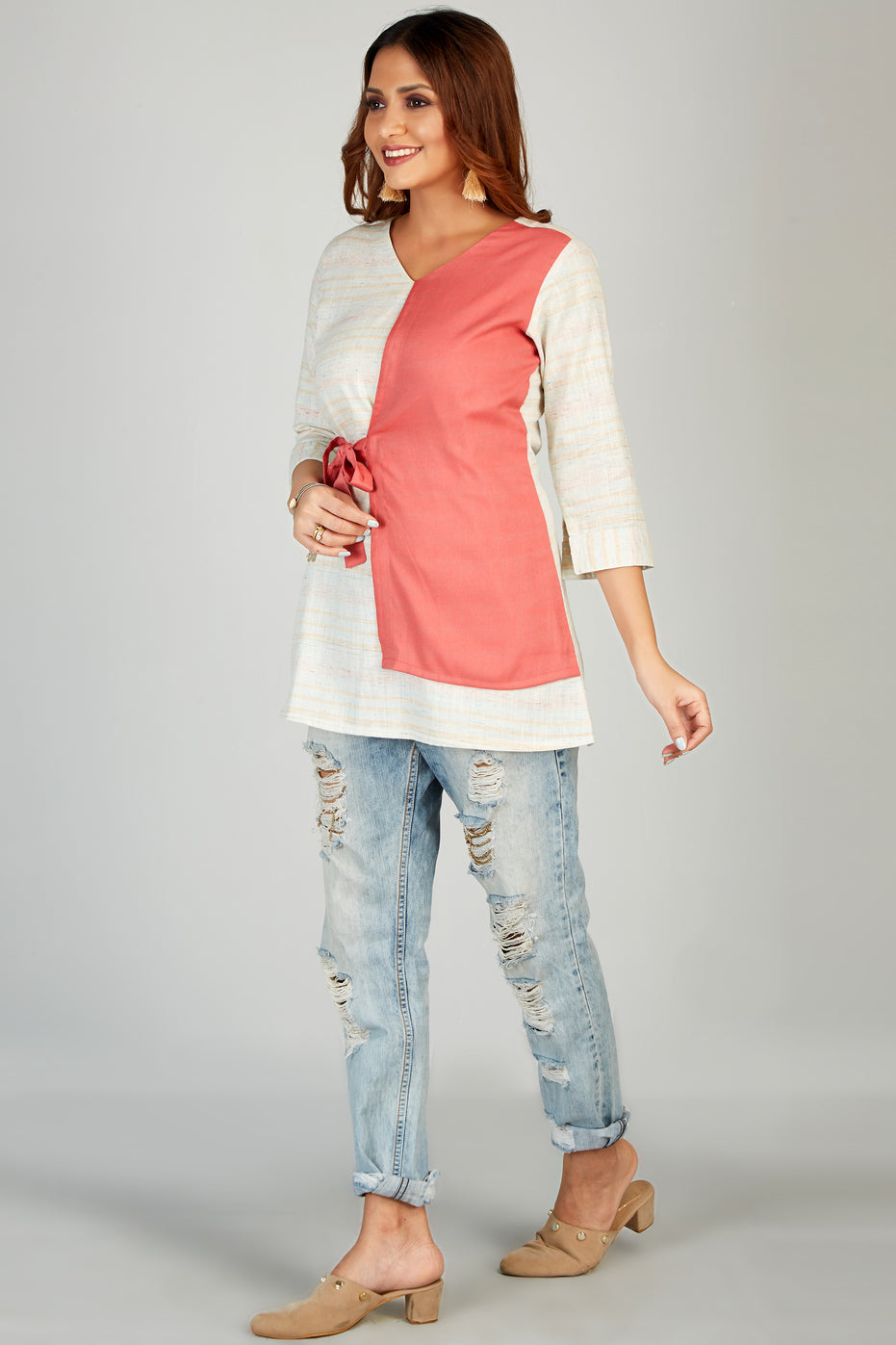 Playful Knot Detail Tunic