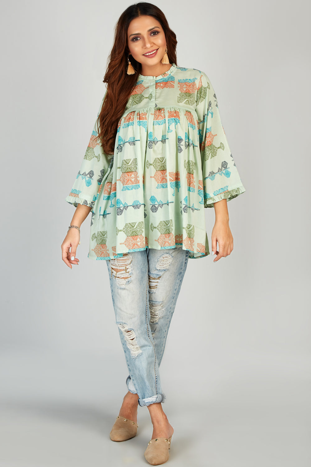 Playful Printed Tunic