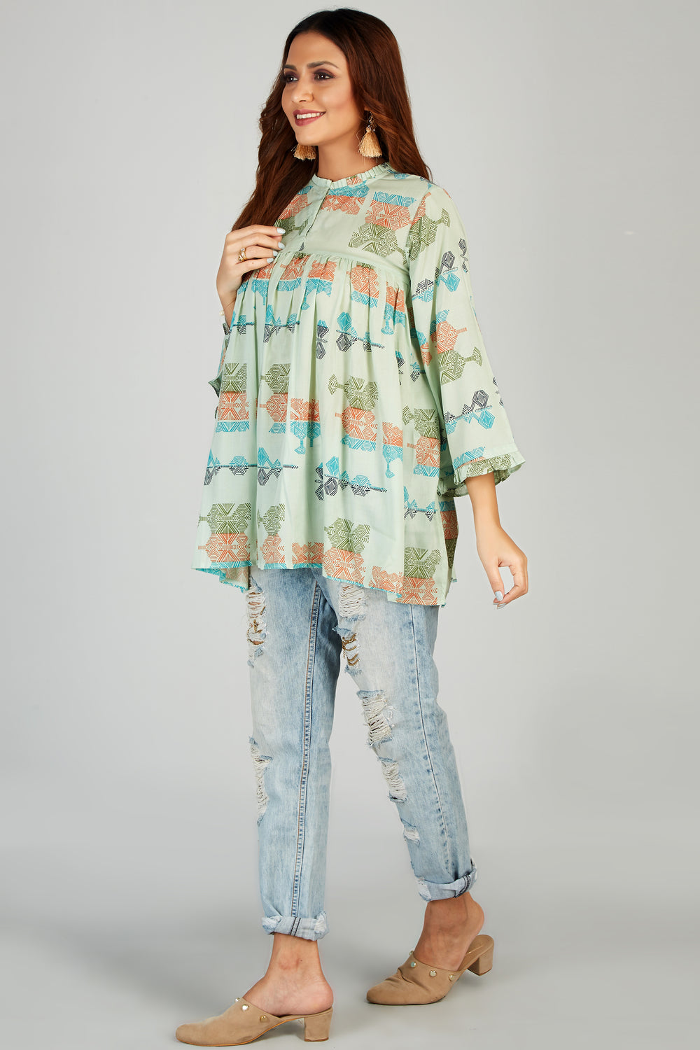 Playful Printed Tunic