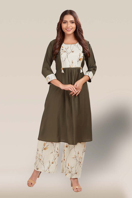 Simple Palazzo Kurti Set