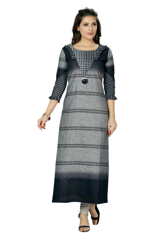 Printed Straight Kurti