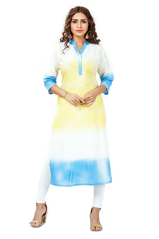 Multi Colour Tie & Dye Kurti